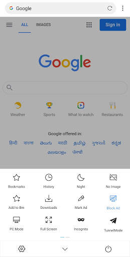 Fast browser- Ad blocker, Secure,fast downloads screenshot 1