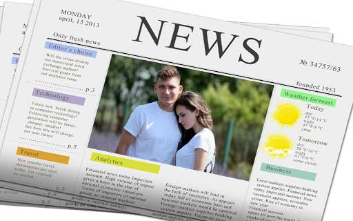 News Paper Photo Frames screenshot 5