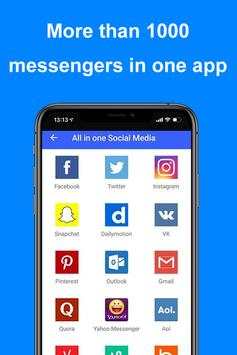 Messengers for chat social Apps screenshot 3