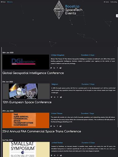 BoostUp Group - Space Tech, Newspace, News, Events screenshot 11