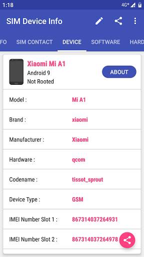 SIM Device Info screenshot 4