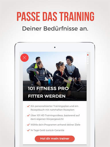 101 Fitness - Mein Persönlicher workout programm screenshot 9