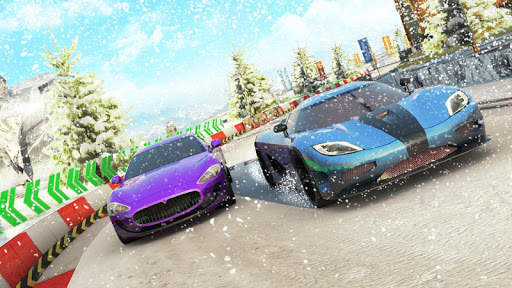Extreme Snow Car Speed Racer Drift screenshot 2