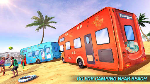 Real Camper Van Driving Simulator - Beach Resort screenshot 3