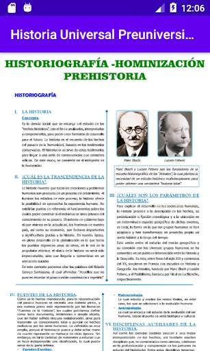 Historia Universal Preuniversitario स्क्रीनशॉट 3