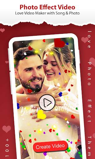 Love Video Maker with Effects - Photo Slideshow screenshot 1