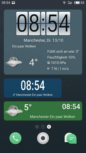 Wetter Deutschland Uhr Widget screenshot 2