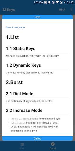 M Keys [ACR122U] - Mifare Keys Generator & Manager screenshot 1