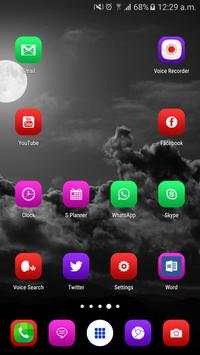 Black theme and Launcher screenshot 2