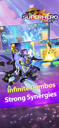 Superhero Fruit: Robot Fight screenshot 1