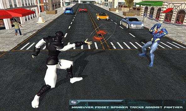 Bayangan Panther Superhero vs Gelisah Ninja Tokoh screenshot 3