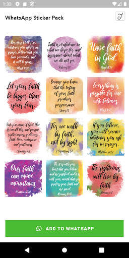 Have Faith in God Stickers for WhatsApp screenshot 2