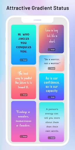 Rangin: Gradient Status Maker screenshot 1