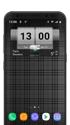 3D Flip Clock Theme Pack 02 screenshot 4