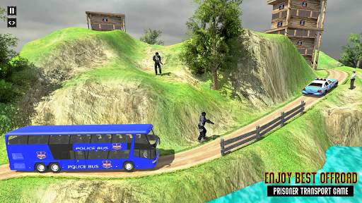 Police Bus Car Driving Game 3D screenshot 1