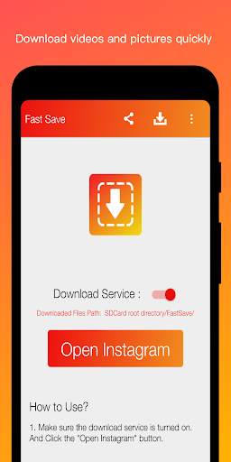 Fast Download Photos & Videos for instagram screenshot 1