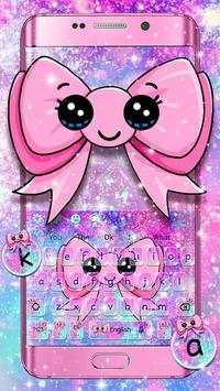 Cute Kawaii Bow keyboard screenshot 1