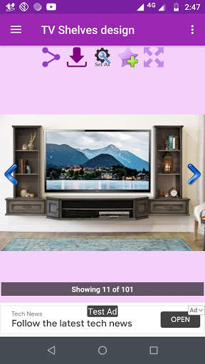 TV Shelves Design Gallery скриншот 3