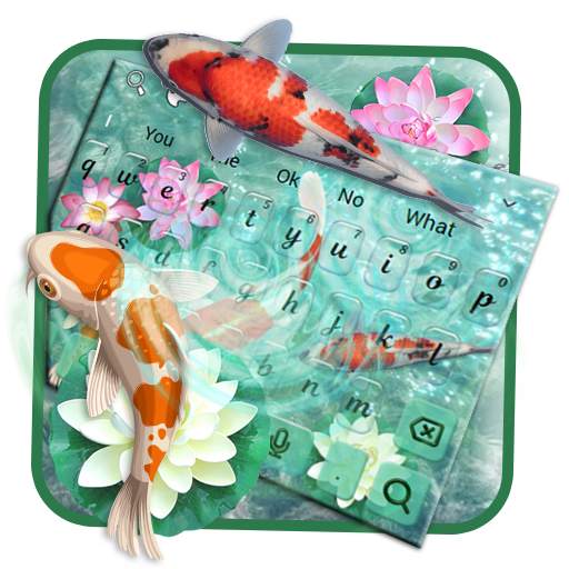 Koi Fish Keyboard 10001004