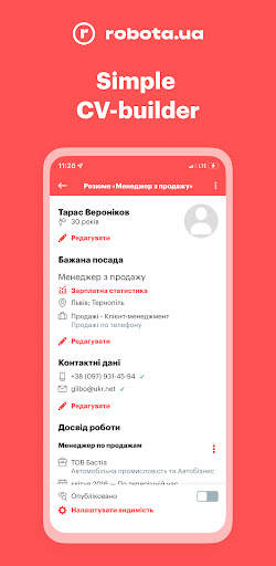 robota.ua - jobs and vacancies screenshot 6