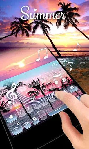 Summer GO Keyboard Theme screenshot 2