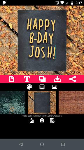Text On Photos - Social Media Status Designer screenshot 1