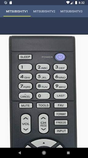 Mitsubishi TV Remote screenshot 3