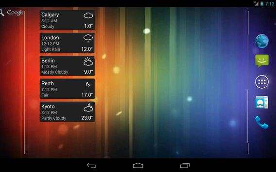World Clock & Weather Widget screenshot 11