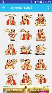 Desi Talking Stickers for all Messengers screenshot 4