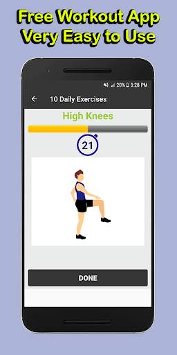 10 Daily Exercises - Full Body Workout screenshot 2