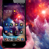 Star universe dyeing  Galaxy icon