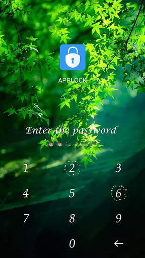 AppLock Theme Natural screenshot 2
