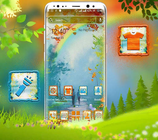 Nature Painting Launcher Theme screenshot 1