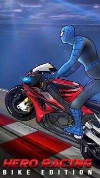 Spider Hero Racing : Bike Edition screenshot 5
