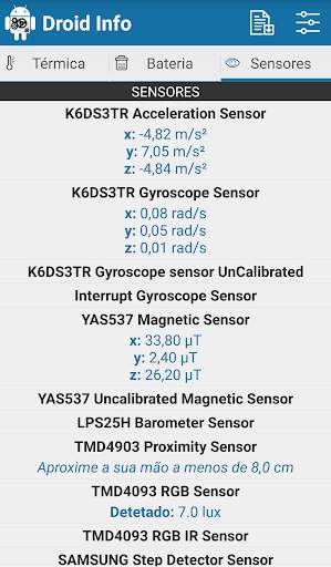 Droid Hardware Info screenshot 8