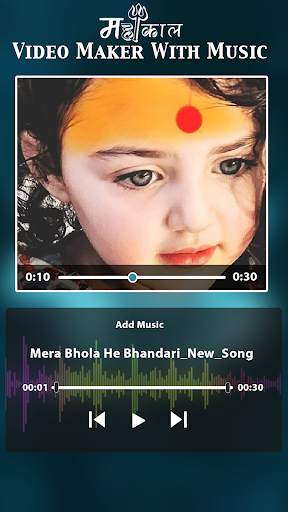 Mahakal Video Maker with Music screenshot 4