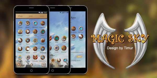 Magic Sky GO Launcher Theme скриншот 6