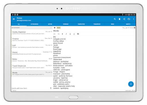 Tasks & Notes screenshot 2