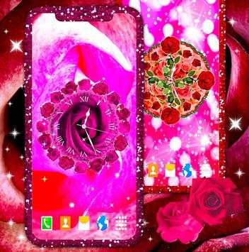 Rose Analog Clock screenshot 3