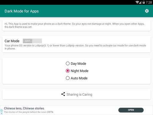 Dark Mode for Apps Night Mode screenshot 6
