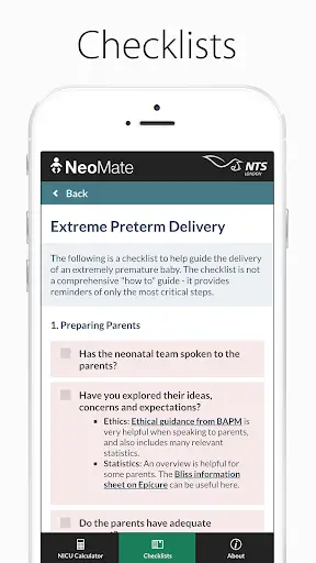 NeoMate - For Neonatal Staff screenshot 3