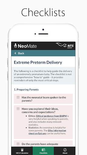 NeoMate - For Neonatal Staff screenshot 3