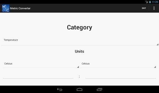 Metric Converter screenshot 4