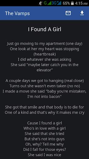 The Vamps Lyrics screenshot 5