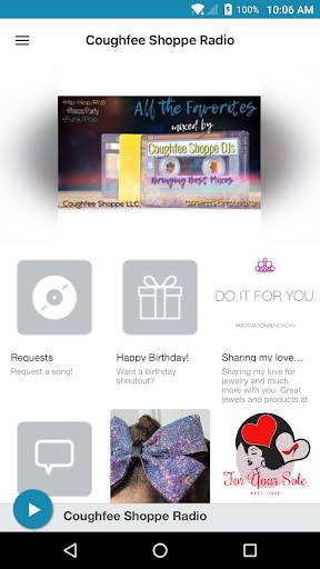 Coughfee Shoppe Radio screenshot 1