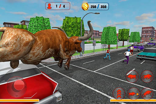 simulador de toros: alboroto toro enojado 2019 screenshot 14