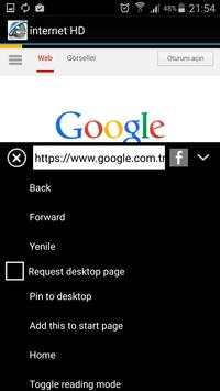 HD internet Browser screenshot 2