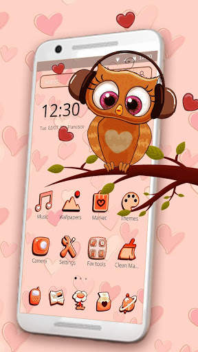 Cocoa Chocolate Owl Theme screenshot 2