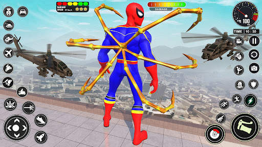 Rope Superhero Games Rope Hero screenshot 7