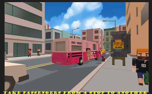 Craft World Bus Driving Simulator screenshot 5
